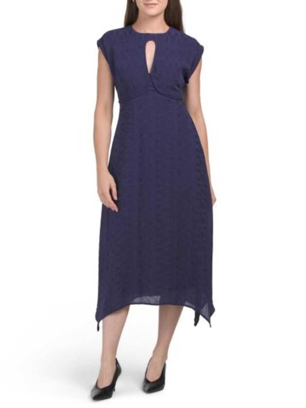 BA&SH Jacquard Midi Dress